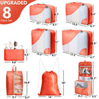 OlarHike Travel Cube Set - Cream Organizer & Gifts -  by Handbags Specialist Headquarter | Available at Handbags Specialist Headquarter