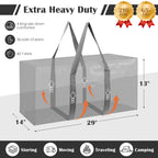 6 Pack XL Heavy Duty Moving Bags - Dark Blue