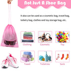 Travel Clear Shoe Bags - 5 Pack Waterproof Storage -  by Handbags Specialist Headquarter | Available at Handbags Specialist Headquarter