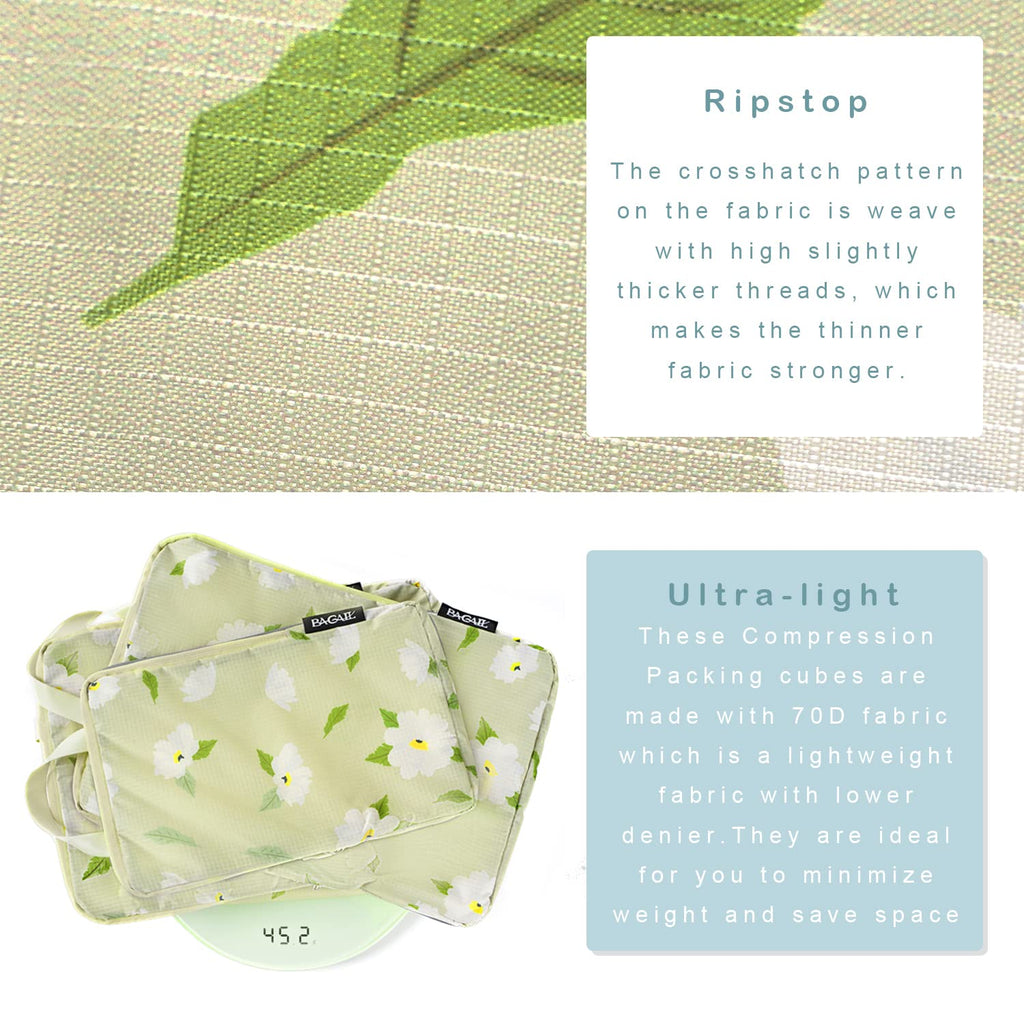 BAGAIL Travel Compression Cubes Set for Packing Ease -  by Handbags Specialist Headquarter | Available at Handbags Specialist Headquarter