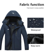 Men's Mountain Ski Jacket - Waterproof & Warm