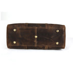 Leather Travel Duffle Bag Cabin Friendly Carry-On