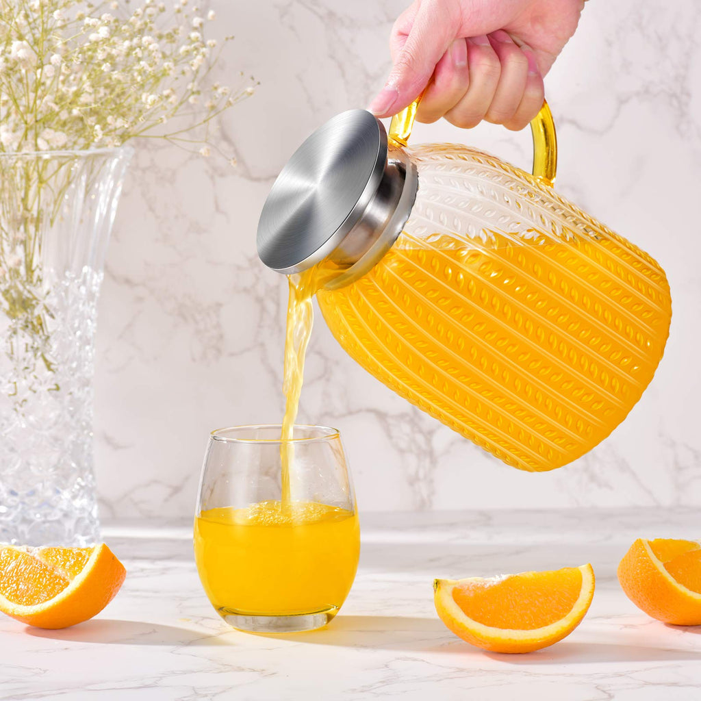 Aofmee Stainless Precision Pitcher - 68oz Borosilicate - Decor by Handbags Specialist Headquarter | Available at Handbags Specialist Headquarter