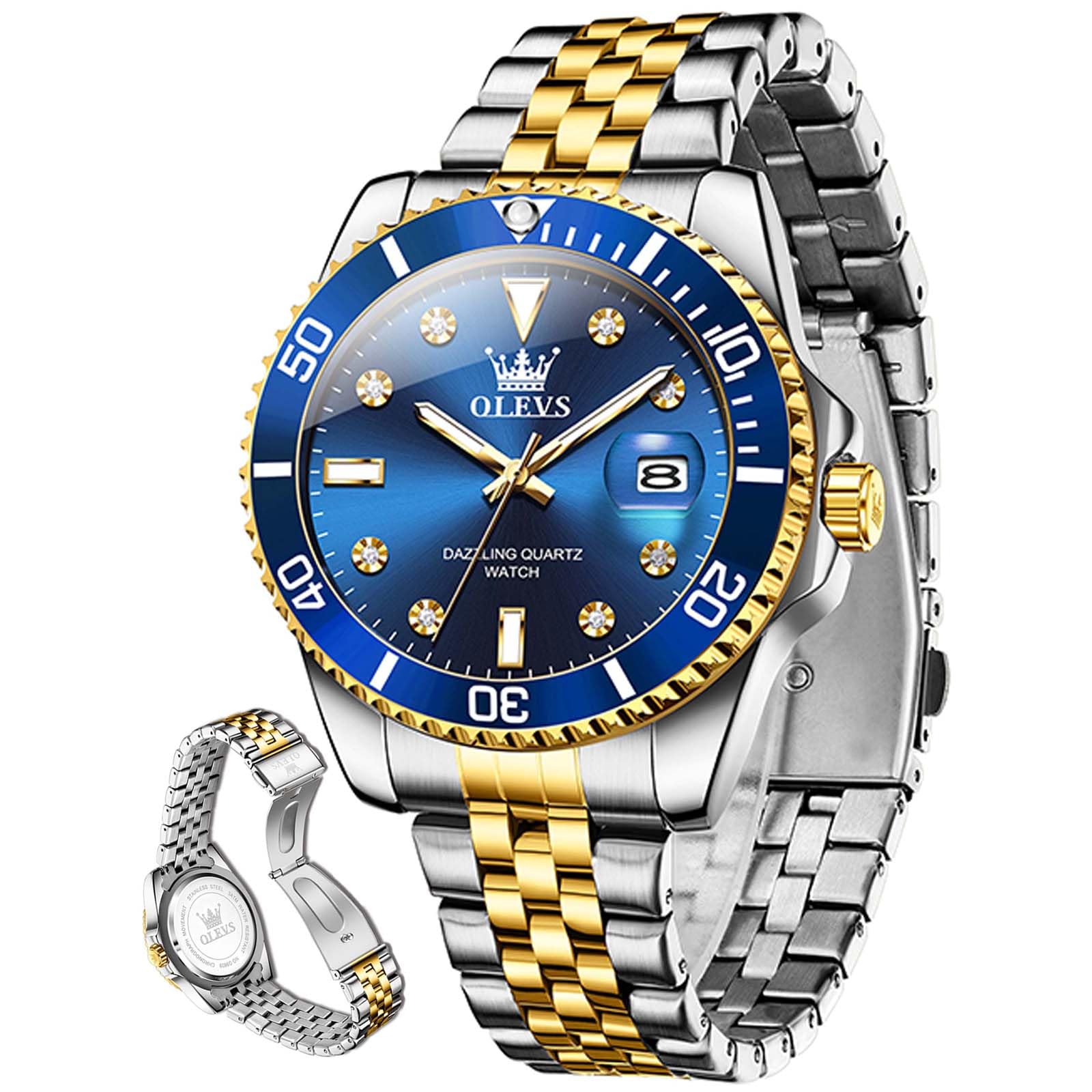 SteelGlow: OLEVS Quartz Men's Luminous Watch