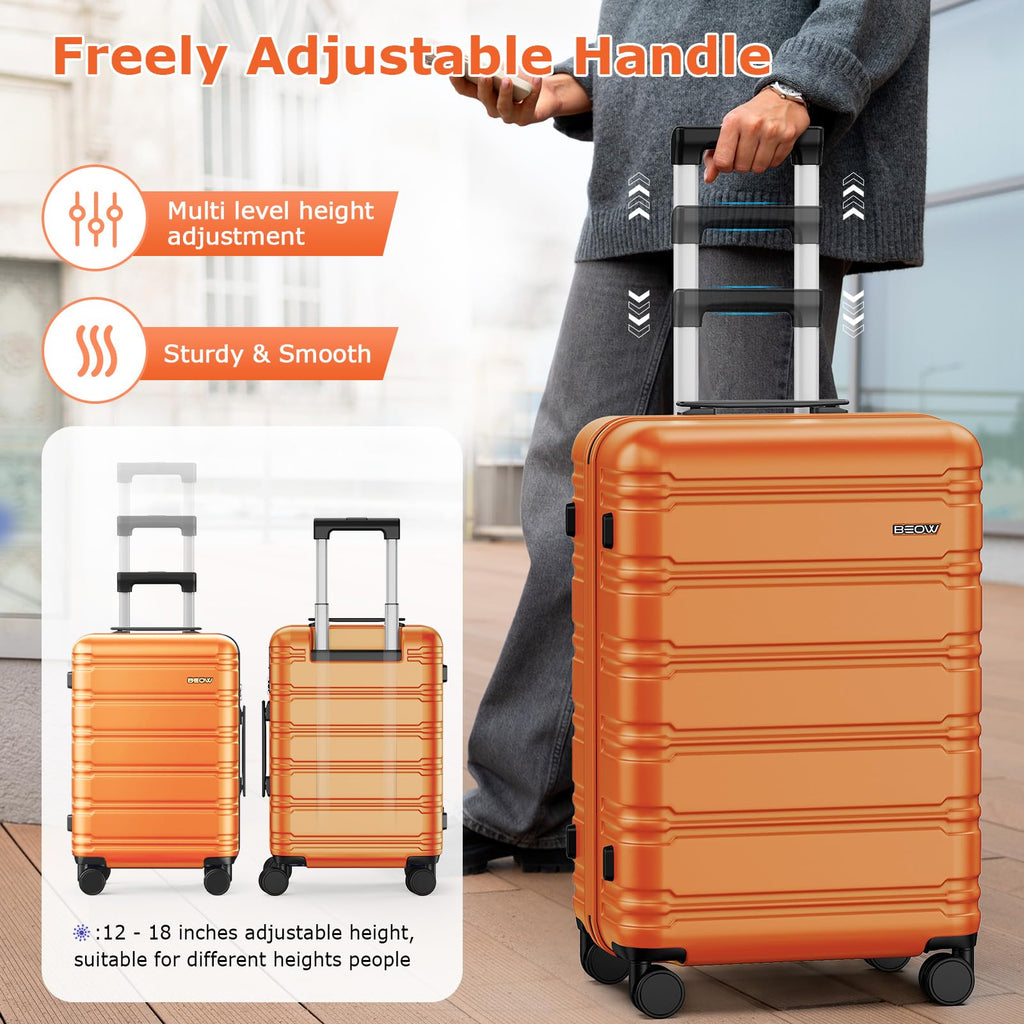 BEOW Spinner Luggage Set - Luggage Travel Bags by Handbags Specialist Headquarter | Available at Handbags Specialist Headquarter