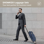SHOWKOO Armygreen 3-Piece Expandable Luggage Set - Luggage Travel Bags by Handbags Specialist Headquarter | Available at Handbags Specialist Headquarter