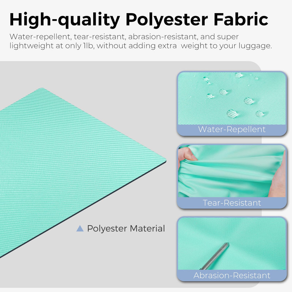 Foldable 65L Duffle Bag with Shoe Compartment