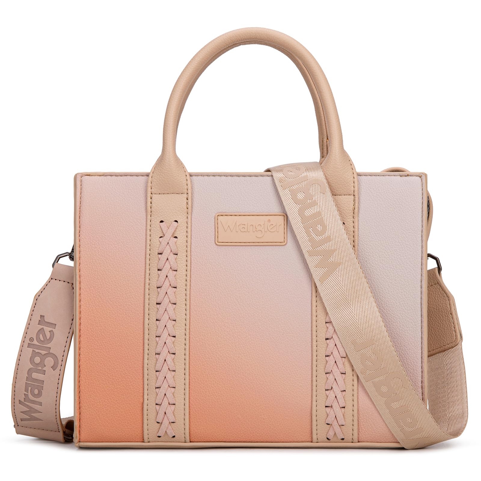 Western Chic Wrangler Tote: Vegan Leather, Versatile Strap