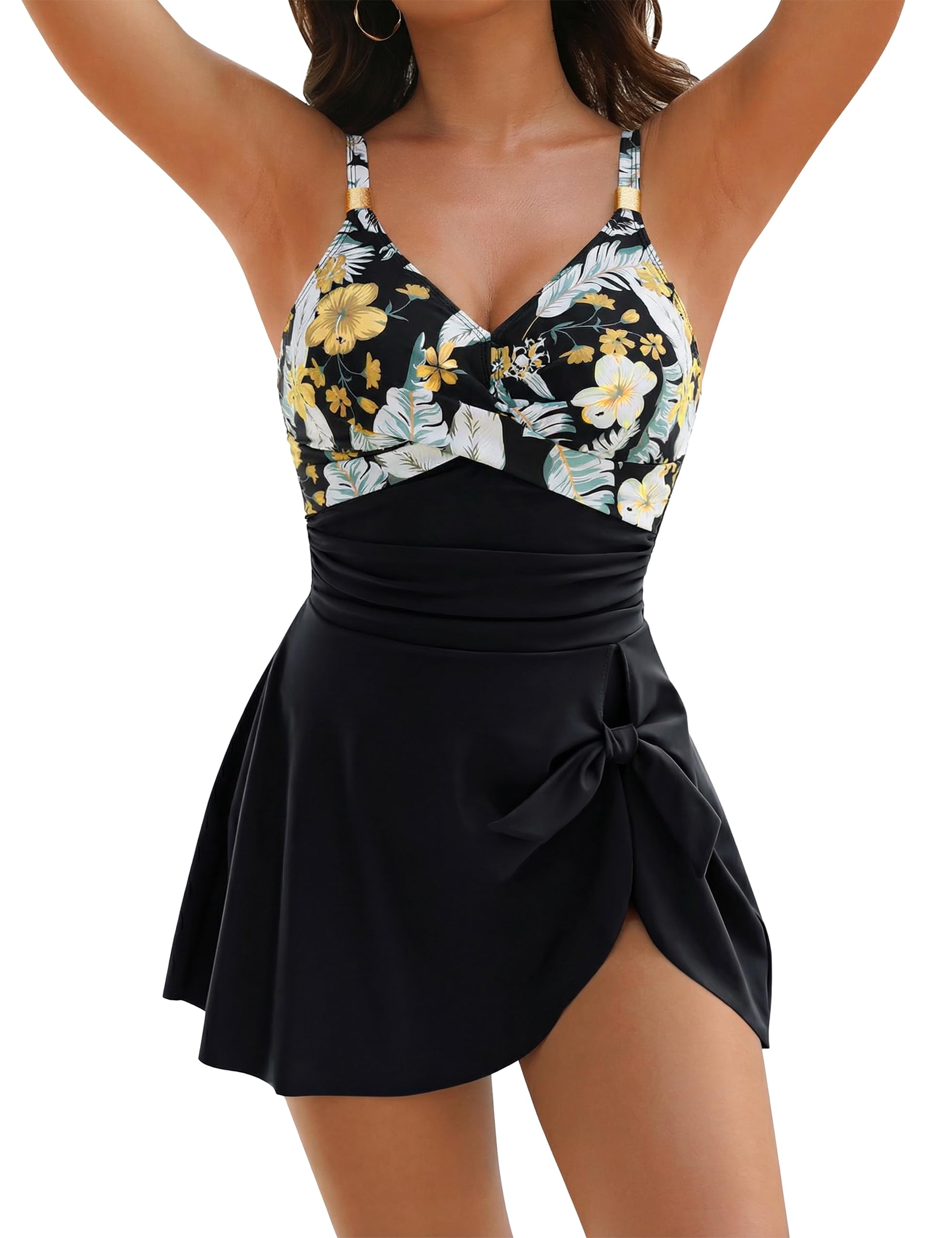 Blooming Jelly Tummy Control One Piece Swimsuit
