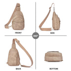 BOSTANTEN Chic Leather Crossbody Sling Bag -  by Handbags Specialist Headquarter | Available at Handbags Specialist Headquarter