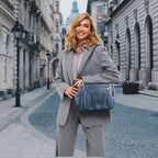 ELDA Chic Crossbody: Soft PU Leather Multi-Pocket Bag - Handbags by Handbags Specialist Headquarter | Available at Handbags Specialist Headquarter