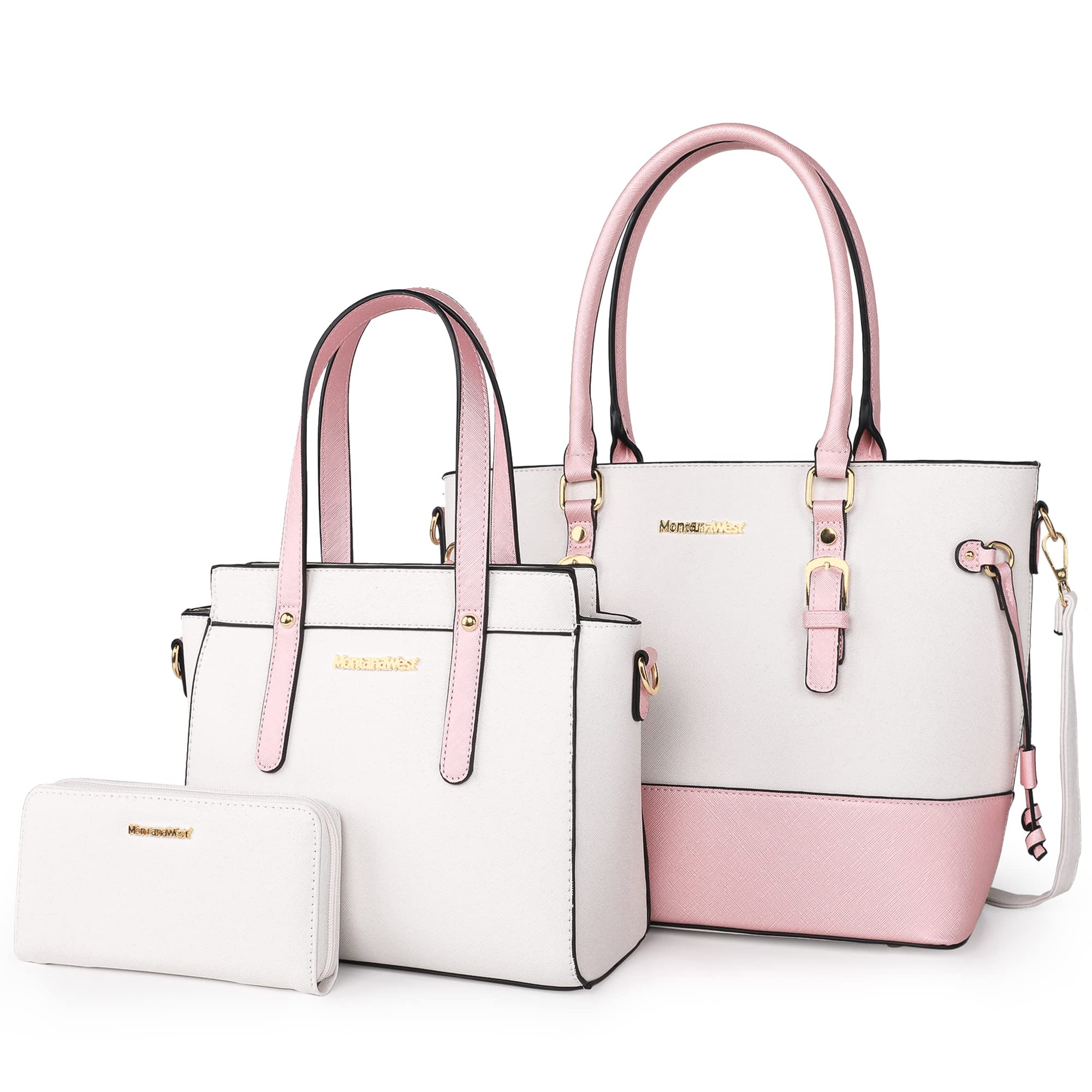 Montana West Luxe Trio: Tote, Wallet & Satchel Set