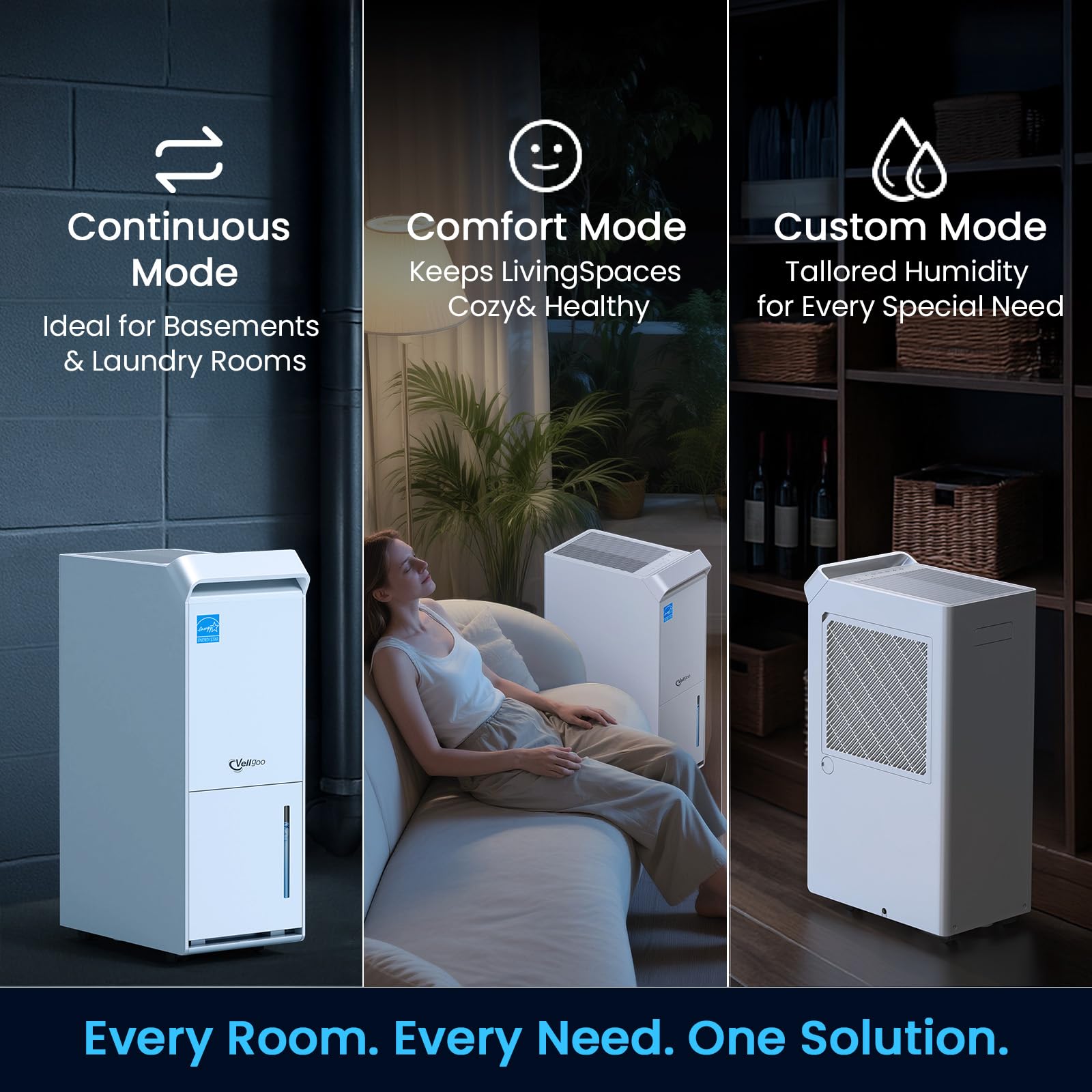 Vellgoo Energy Star Dehumidifier - Decor by Handbags Specialist Headquarter | Available at Handbags Specialist Headquarter