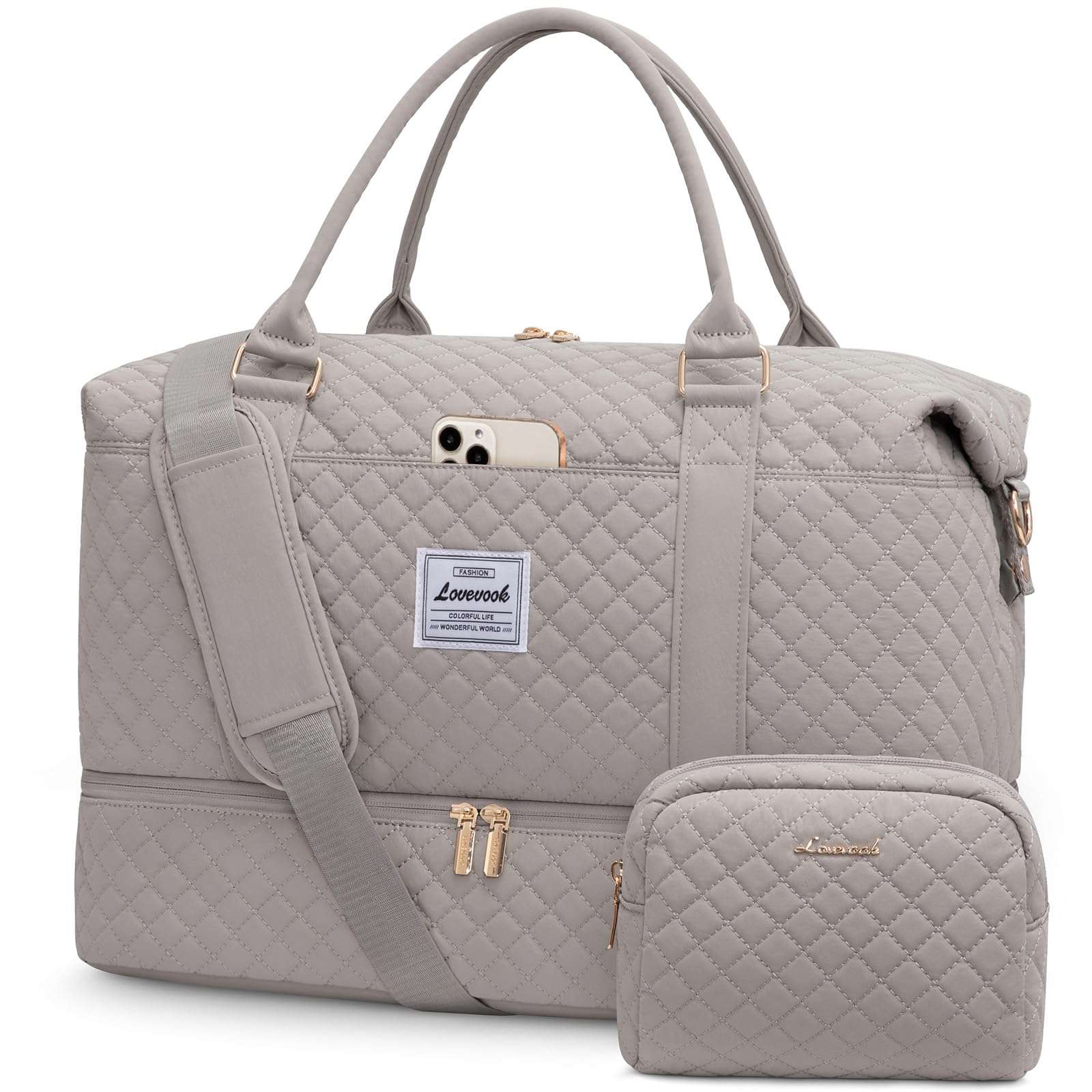 LOVEVOOK All-in-One Duffle: Travel & Gym Ready - Luggage Travel Bags by Handbags Specialist Headquarter | Available at Handbags Specialist Headquarter