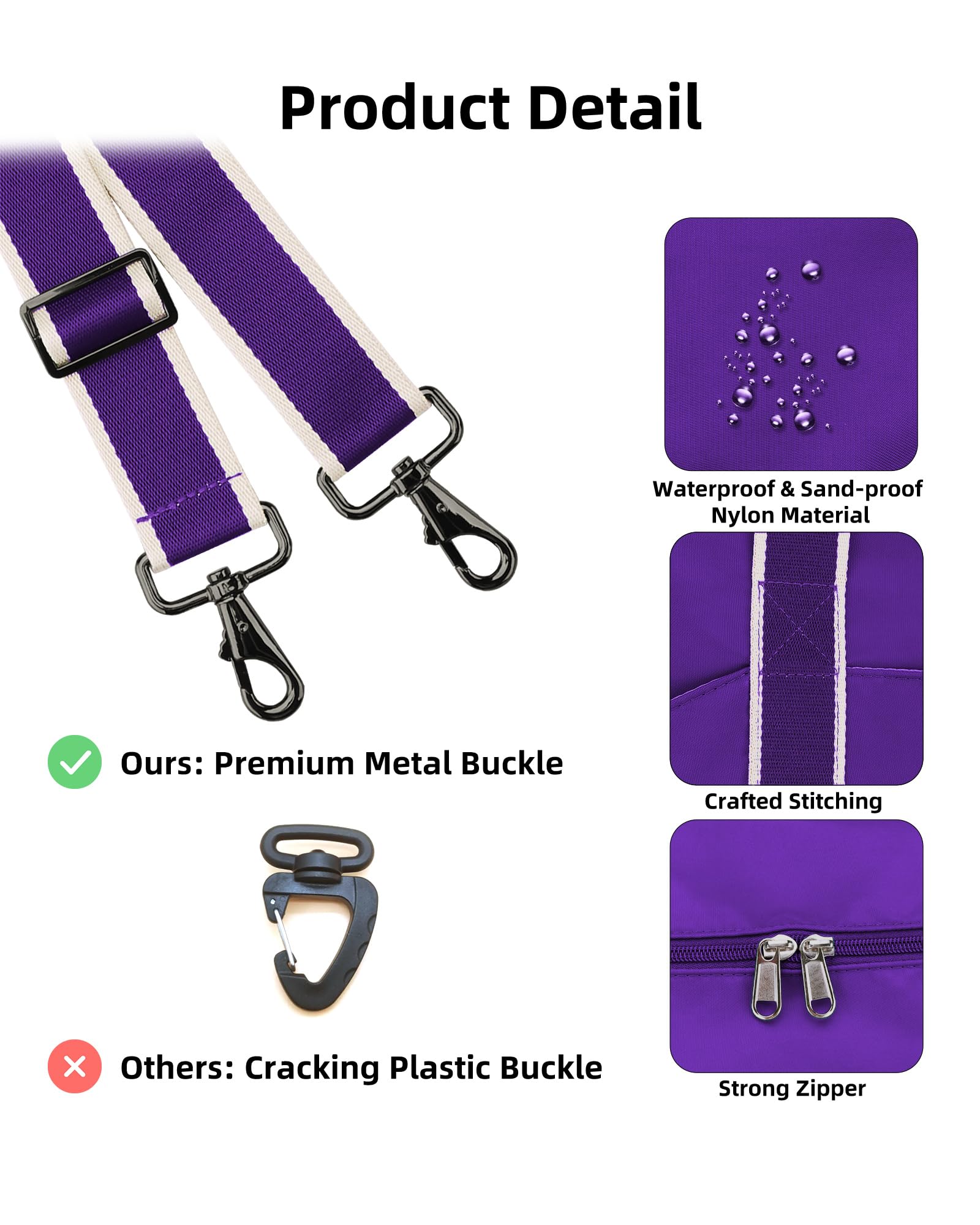 WALNEW Foldable Waterproof Travel Duffel Bag - Luggage Travel Bags by Handbags Specialist Headquarter | Available at Handbags Specialist Headquarter