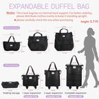 VoyagePro Expandable Wheeled Duffle Bag -  by Handbags Specialist Headquarter | Available at Handbags Specialist Headquarter