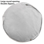 VersaPouf: Unstuffed Ottoman & Foot Rest Cover - Decor by Handbags Specialist Headquarter | Available at Handbags Specialist Headquarter