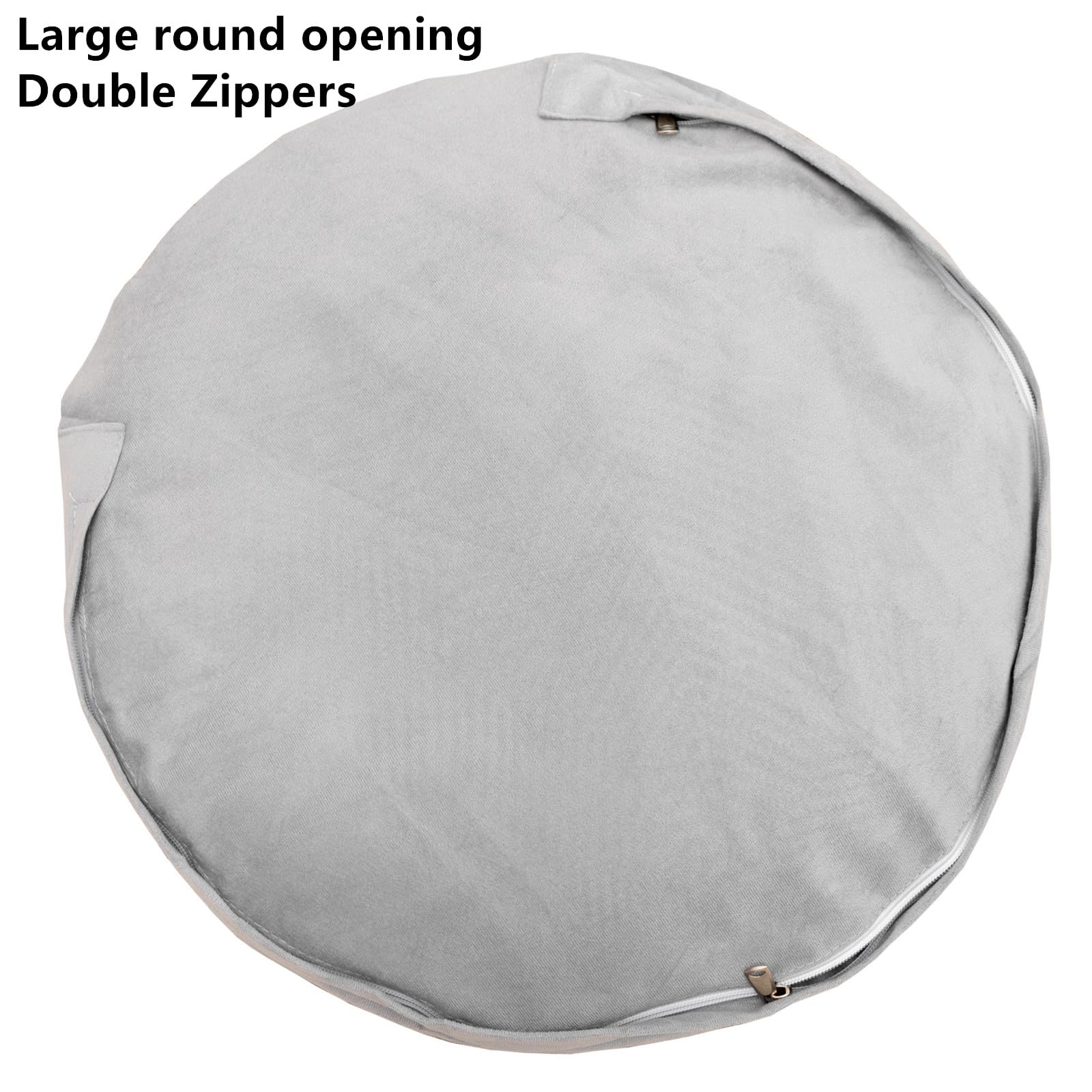 VersaPouf: Unstuffed Ottoman & Foot Rest Cover - Decor by Handbags Specialist Headquarter | Available at Handbags Specialist Headquarter