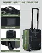Gonex 70L Wheeled Duffle - Olive Green Travel Bag -  by Handbags Specialist Headquarter | Available at Handbags Specialist Headquarter