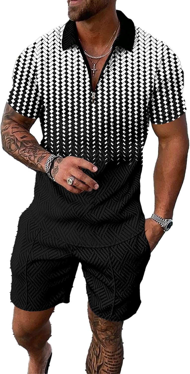 Men's Summer Tracksuit 2-Piece Set