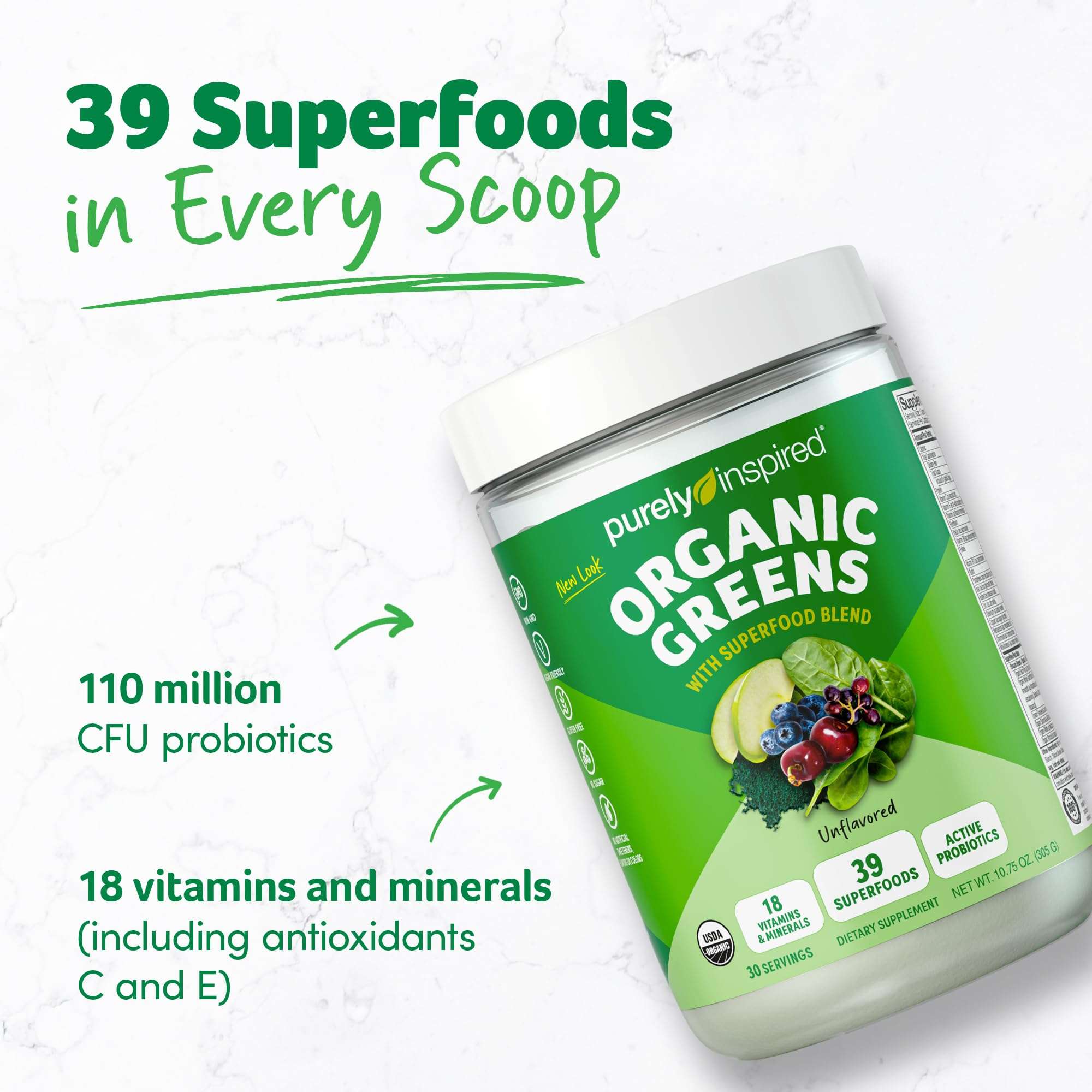 GreenBoost Superfood Smoothie Mix - Unflavored Bliss - Health Care by Handbags Specialist Headquarter | Available at Handbags Specialist Headquarter