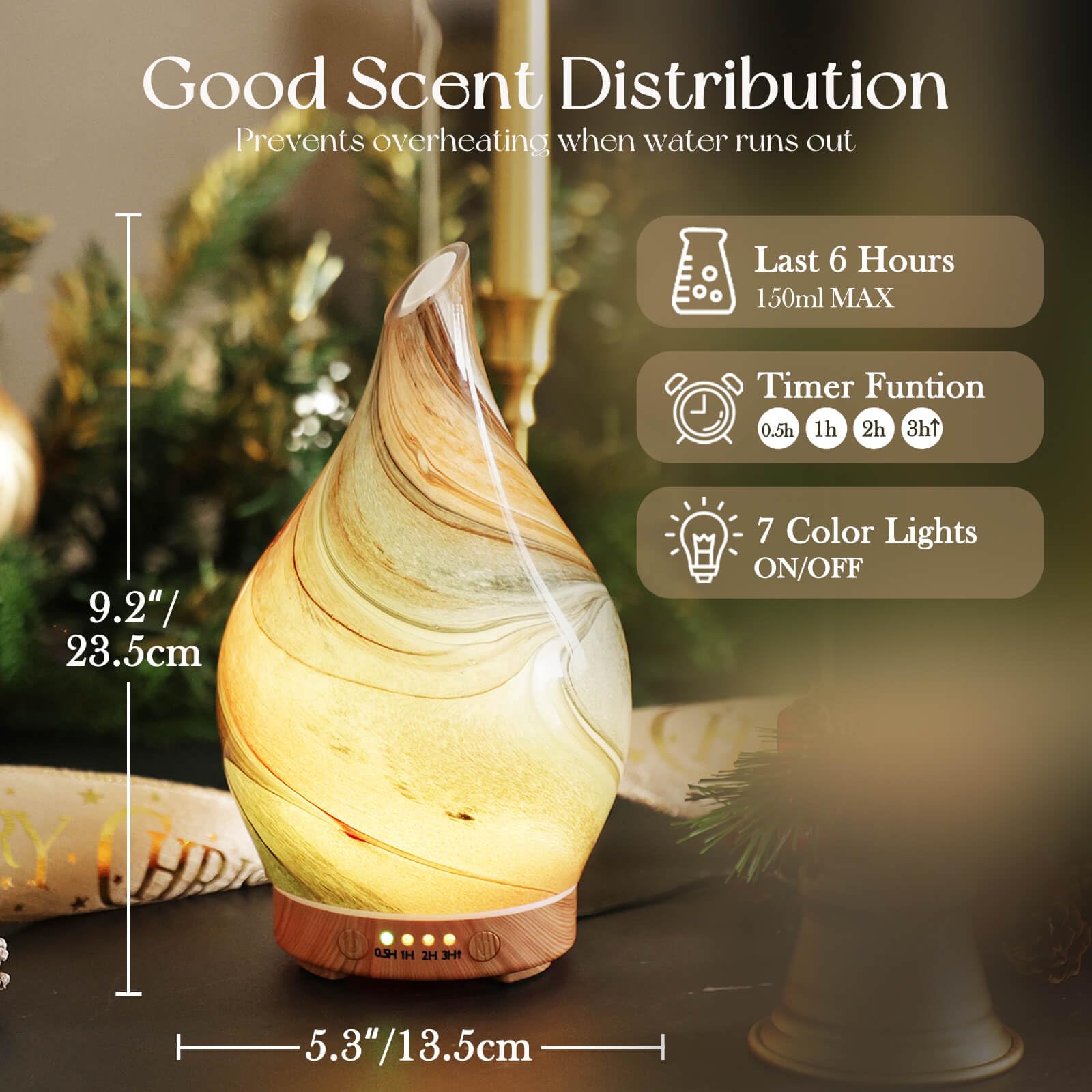 AromaSphere 3D Glass Ultrasonic Diffuser