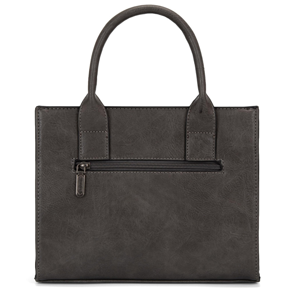 Western Chic Wrangler Tote: Vegan Leather, Versatile Strap
