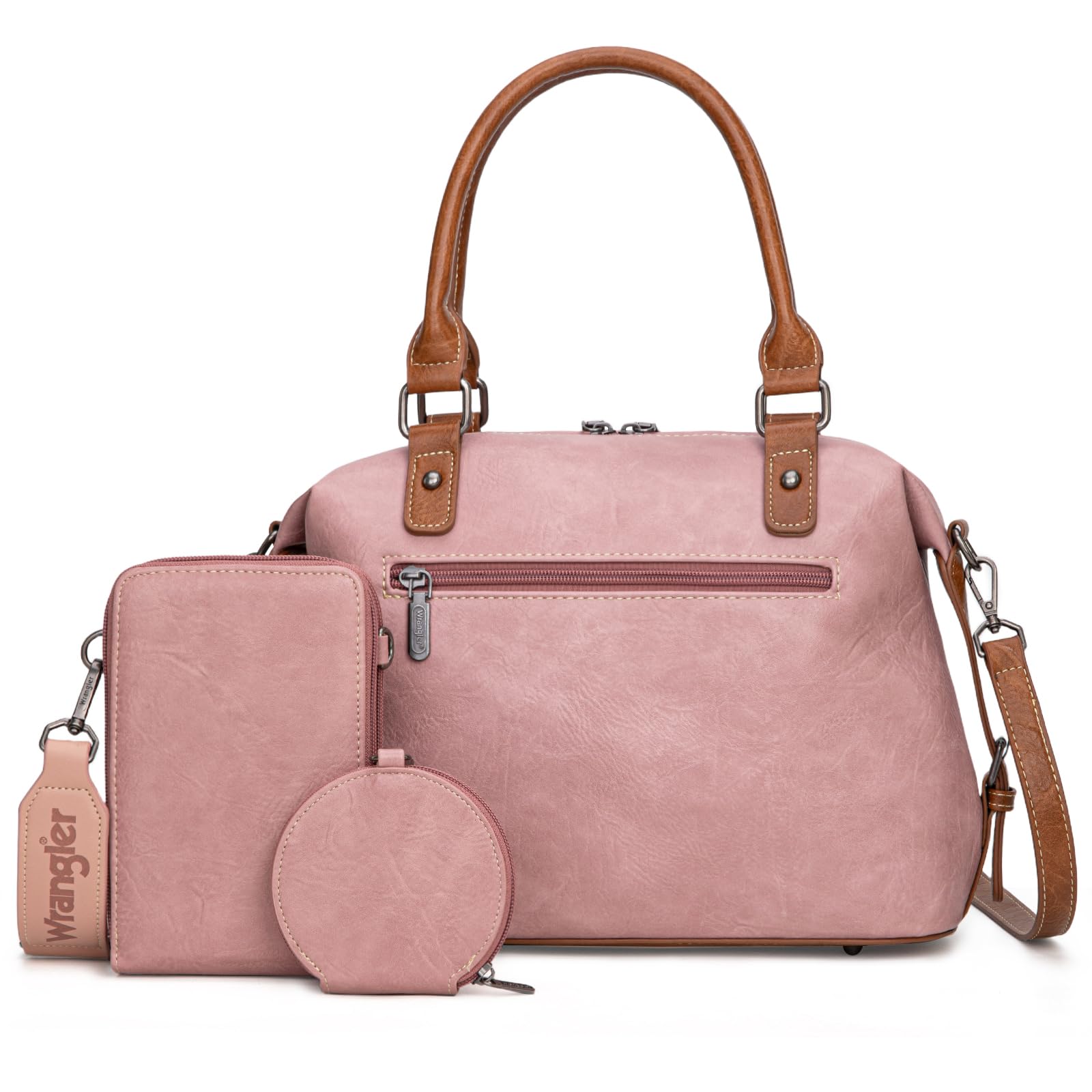Wrangler Women's Trio: Satchel, Phone Bag & Coin Purse