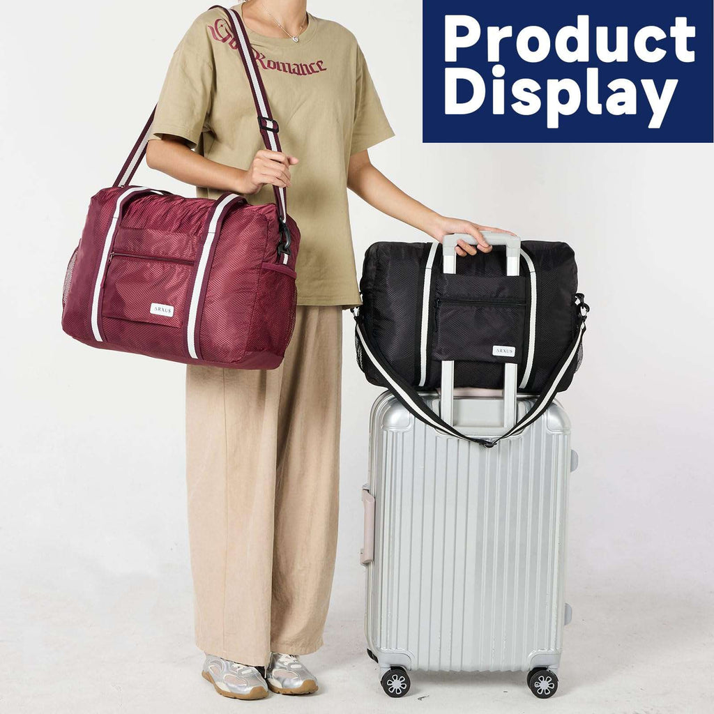 TravelLite Foldable Waterproof Duffle Tote Bag - Luggage Travel Bags by Handbags Specialist Headquarter | Available at Handbags Specialist Headquarter