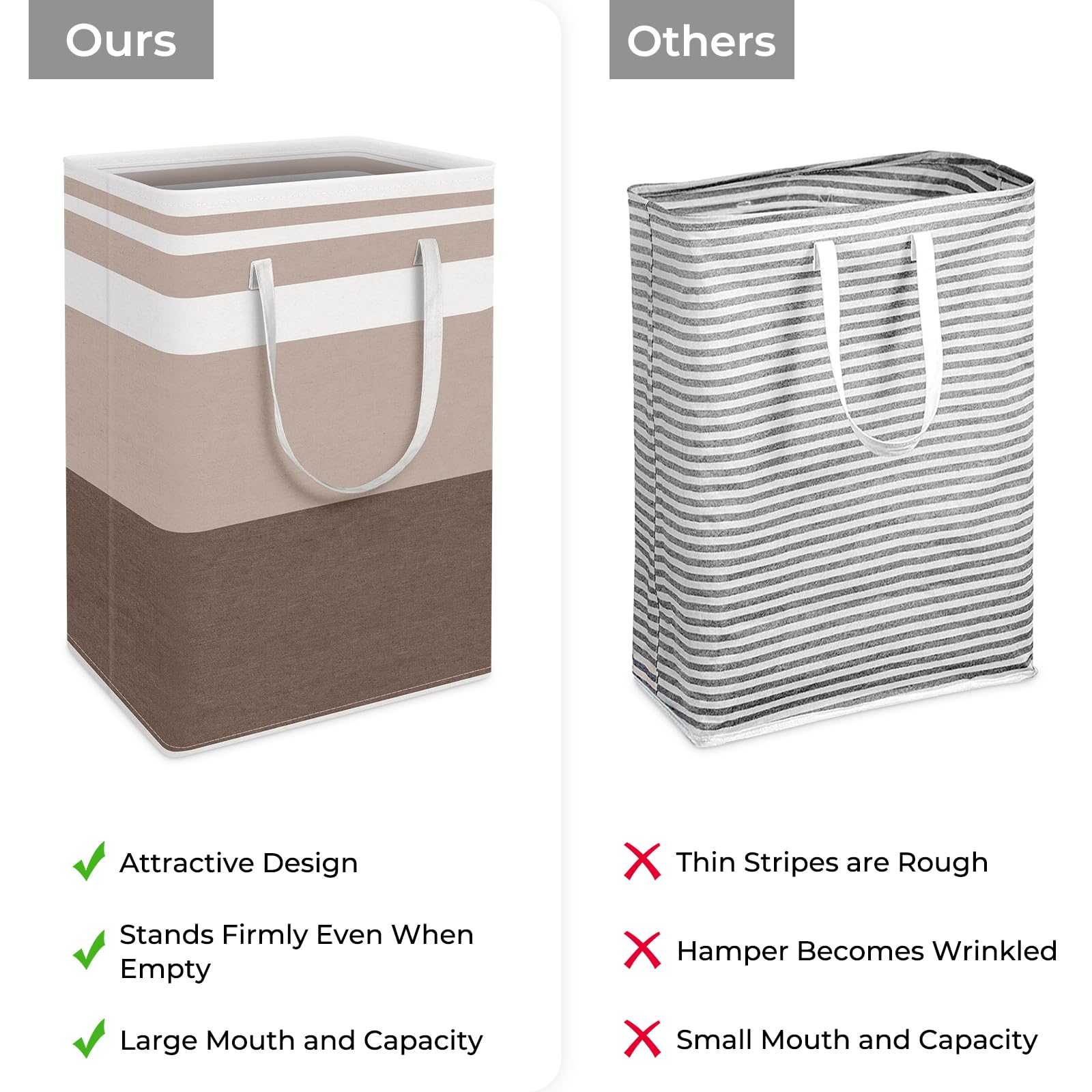HomeHacks Duo Waterproof Laundry Baskets - Laundry Baskets by Handbags Specialist Headquarter | Available at Handbags Specialist Headquarter