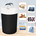 BlissTotes 90L Collapsible Laundry Hamper - Black - Laundry Baskets by Handbags Specialist Headquarter | Available at Handbags Specialist Headquarter