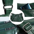 ELDA Chic Crossbody: Soft PU Leather Multi-Pocket Bag - Handbags by Handbags Specialist Headquarter | Available at Handbags Specialist Headquarter