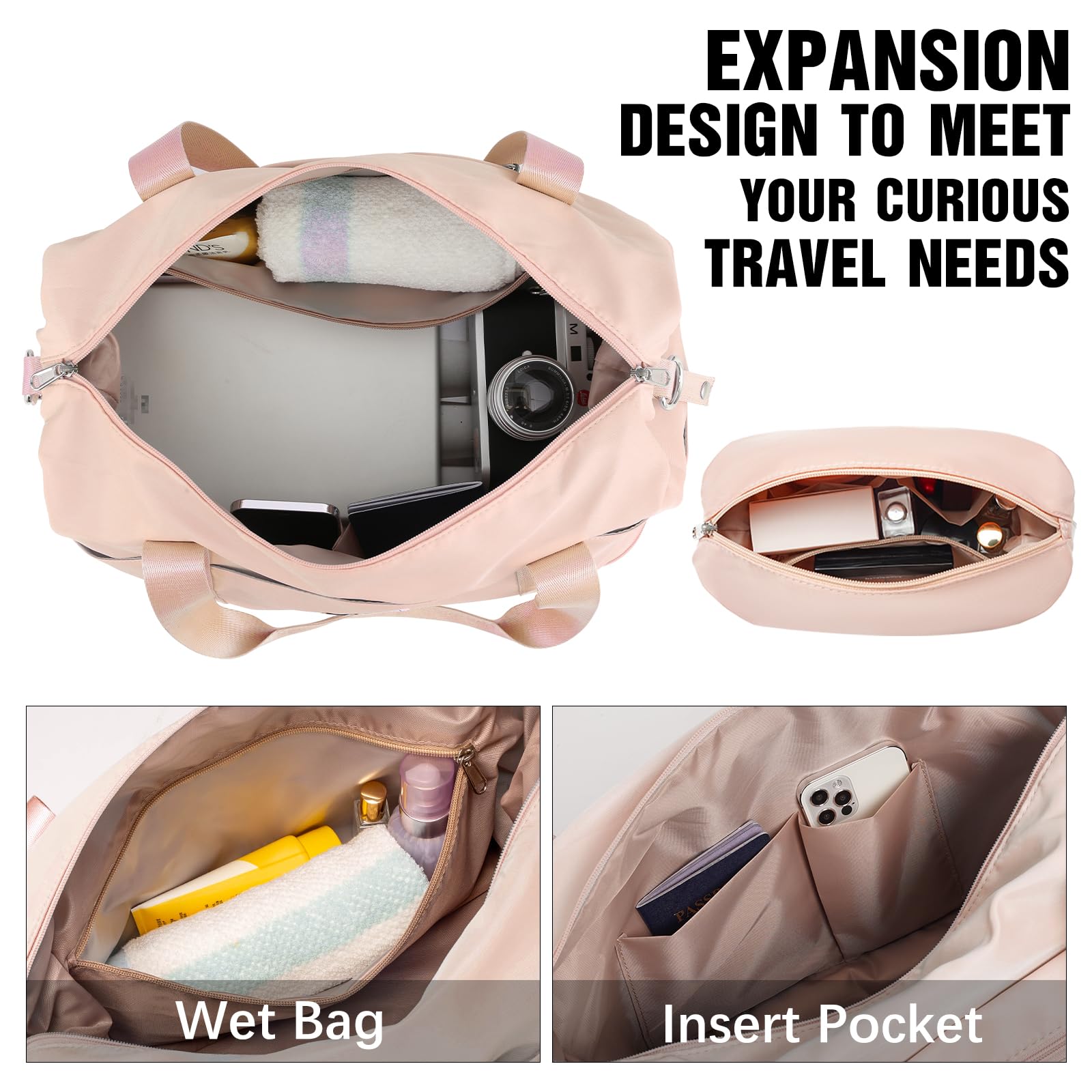 VoyagePro 6-Piece Hardshell Luggage Set - Luggage Travel Bags by Handbags Specialist Headquarter | Available at Handbags Specialist Headquarter