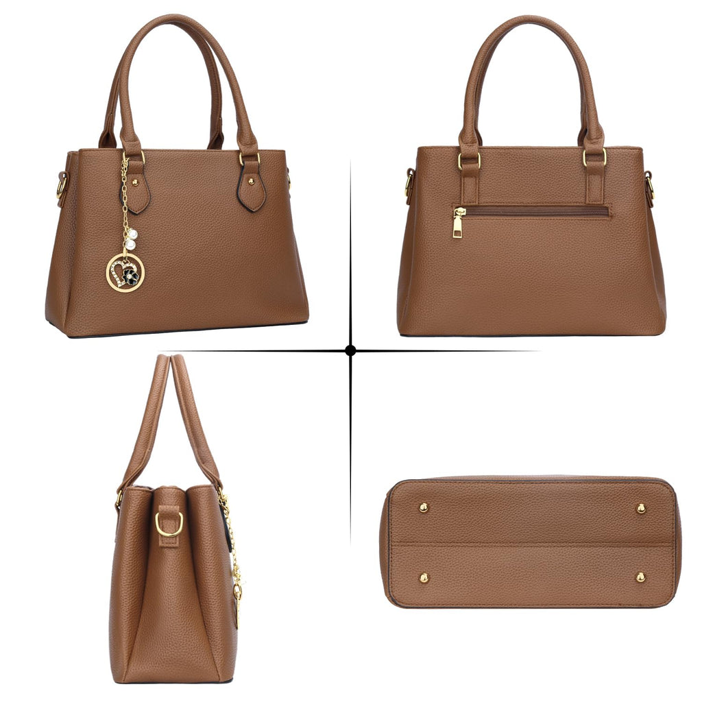Luxe Leather Satchel & Crossbody Bags -  by Handbags Specialist Headquarter | Available at Handbags Specialist Headquarter