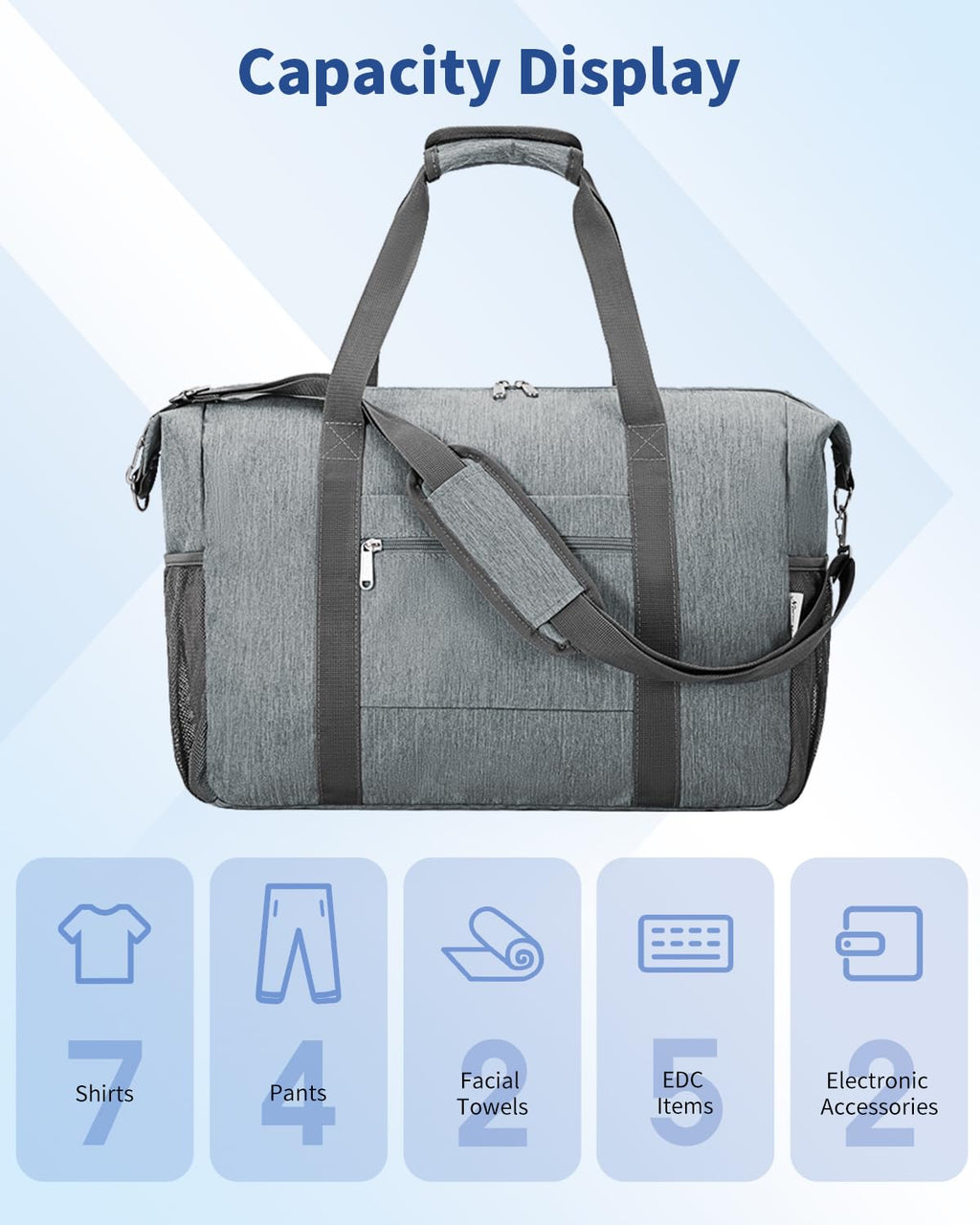 Narwey Air Duffle 22x14x9 - Luggage Travel Bags by Handbags Specialist Headquarter | Available at Handbags Specialist Headquarter