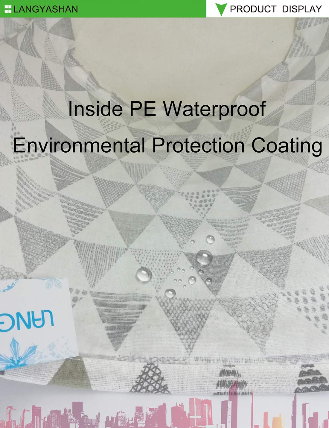 Collapsible Canvas Hamper by LANGYASHAN - Laundry Baskets by Handbags Specialist Headquarter | Available at Handbags Specialist Headquarter