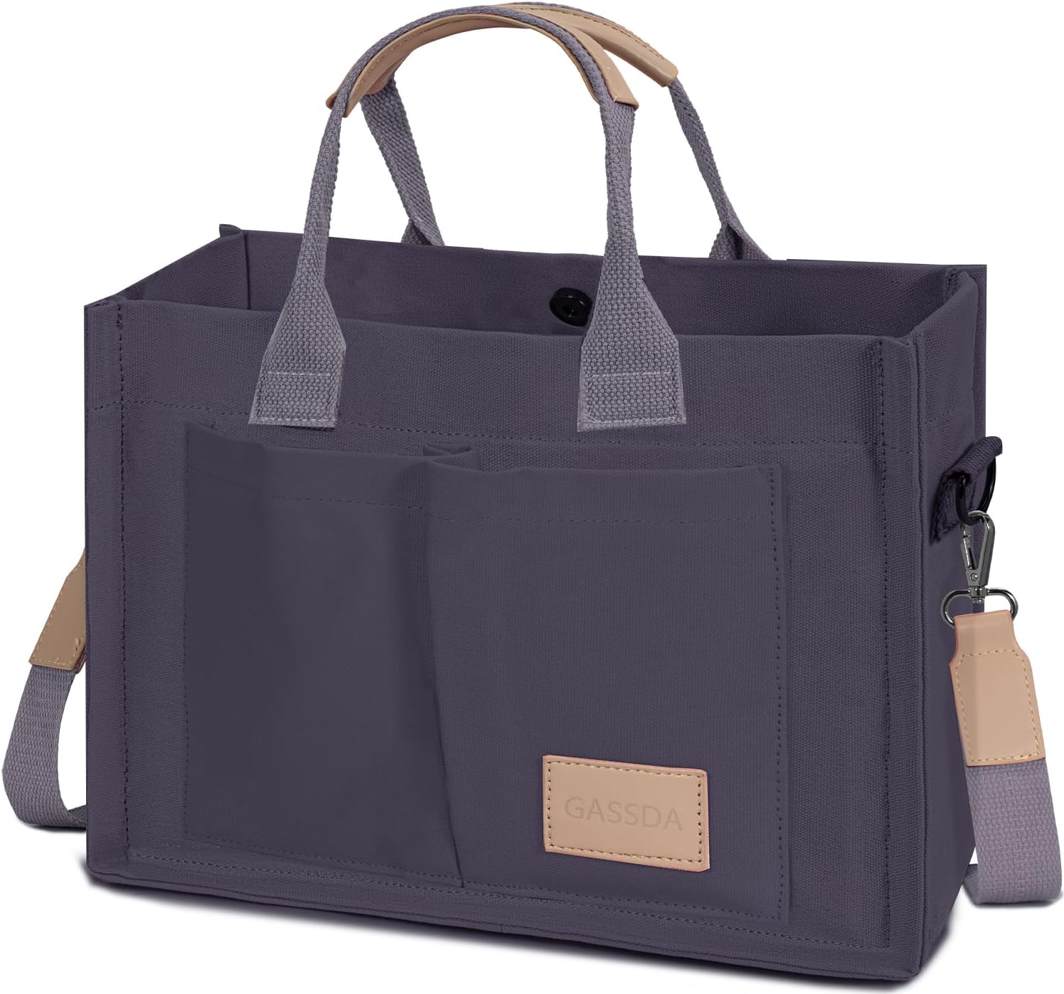 ChicCanvas Tote: Stylish Crossbody with Pockets - Totes by Handbags Specialist Headquarter | Available at Handbags Specialist Headquarter