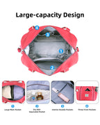 WALNEW Foldable Waterproof Travel Duffel Bag - Luggage Travel Bags by Handbags Specialist Headquarter | Available at Handbags Specialist Headquarter
