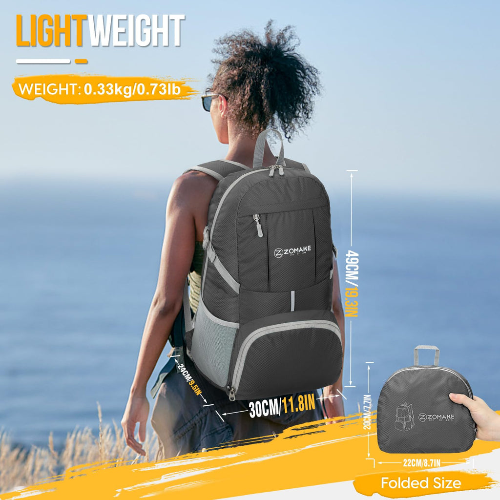 ZOMAKE 35L Compact Waterproof Hiking Backpack - Backpack Bags by Handbags Specialist Headquarter | Available at Handbags Specialist Headquarter