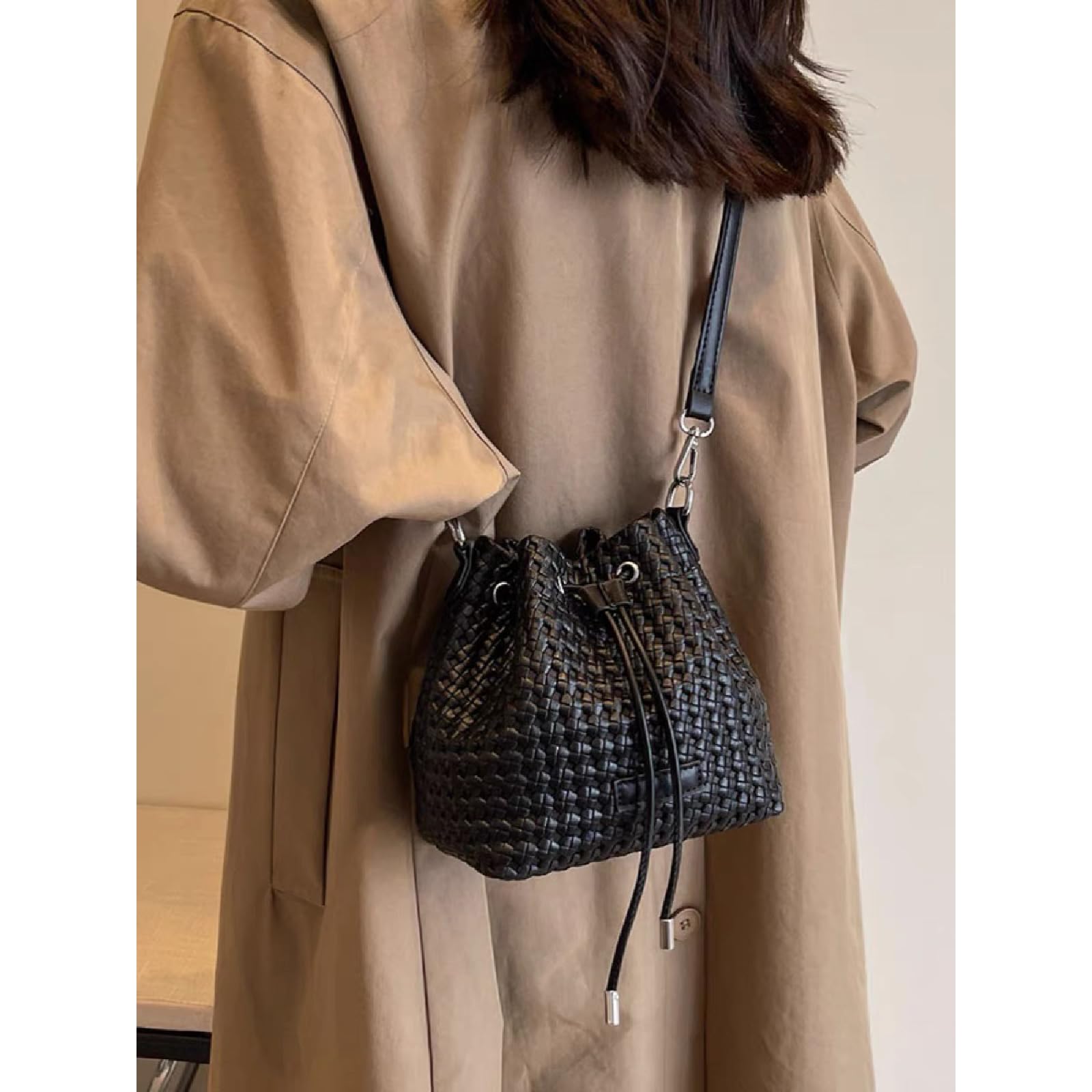 Hollow Bucket Tote Bag -  by Handbags Specialist Headquarter | Available at Handbags Specialist Headquarter