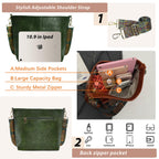 ChicHobo Vegan Leather Crossbody Bag with Strap -  by Handbags Specialist Headquarter | Available at Handbags Specialist Headquarter