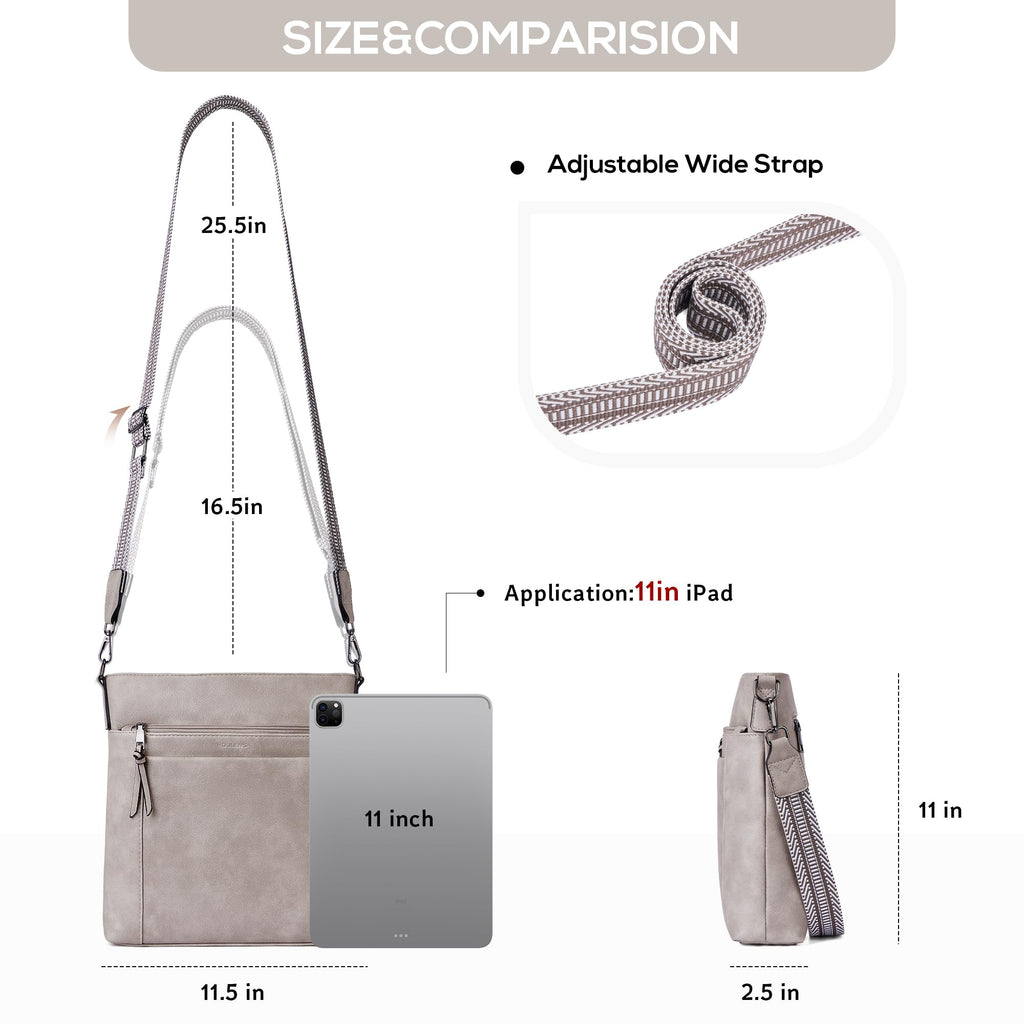 Chic Leather Crossbody with Card Slots for Women -  by Handbags Specialist Headquarter | Available at Handbags Specialist Headquarter