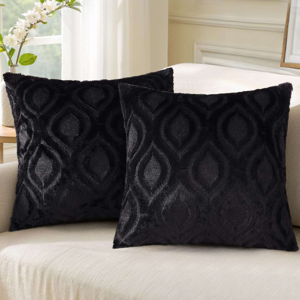 Farmhouse Faux Wool Pillow Covers - Decor by Handbags Specialist Headquarter | Available at Handbags Specialist Headquarter
