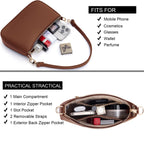 Retro Vegan Leather Shoulder Bag -  by Handbags Specialist Headquarter | Available at Handbags Specialist Headquarter