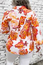 Plus Size Printed Long Sleeve Shirt - Plus Size Shirts by Trendsi | Available at Handbags Specialist Headquarter