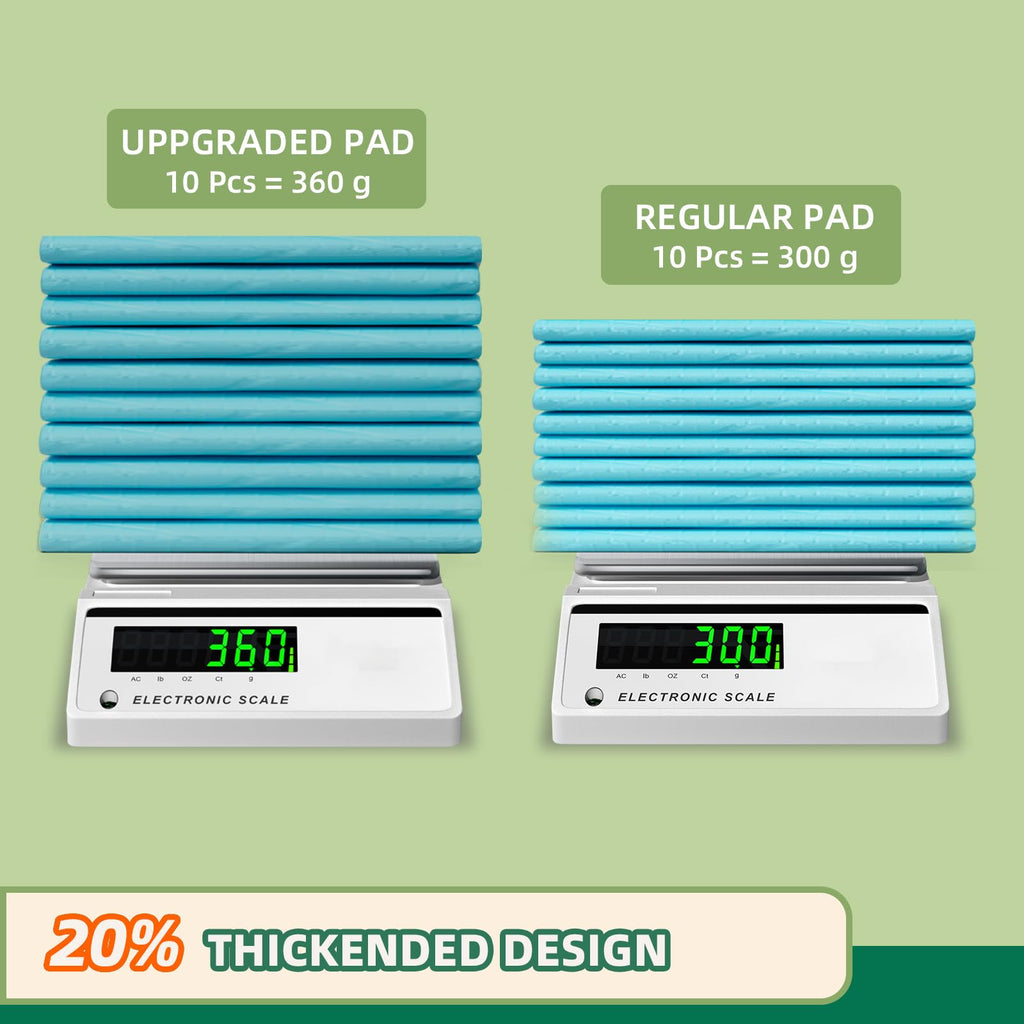 Puppy Pee Pro Pads - 100 Count Super Absorbent Set - Pet Supplies by Handbags Specialist Headquarter | Available at Handbags Specialist Headquarter