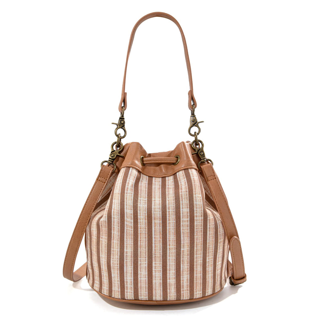 Montana West Lee Drawstring Hobo Bucket Bag -  by Handbags Specialist Headquarter | Available at Handbags Specialist Headquarter