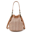 Montana West Lee Drawstring Hobo Bucket Bag -  by Handbags Specialist Headquarter | Available at Handbags Specialist Headquarter