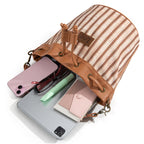 Montana West Lee Drawstring Hobo Bucket Bag -  by Handbags Specialist Headquarter | Available at Handbags Specialist Headquarter