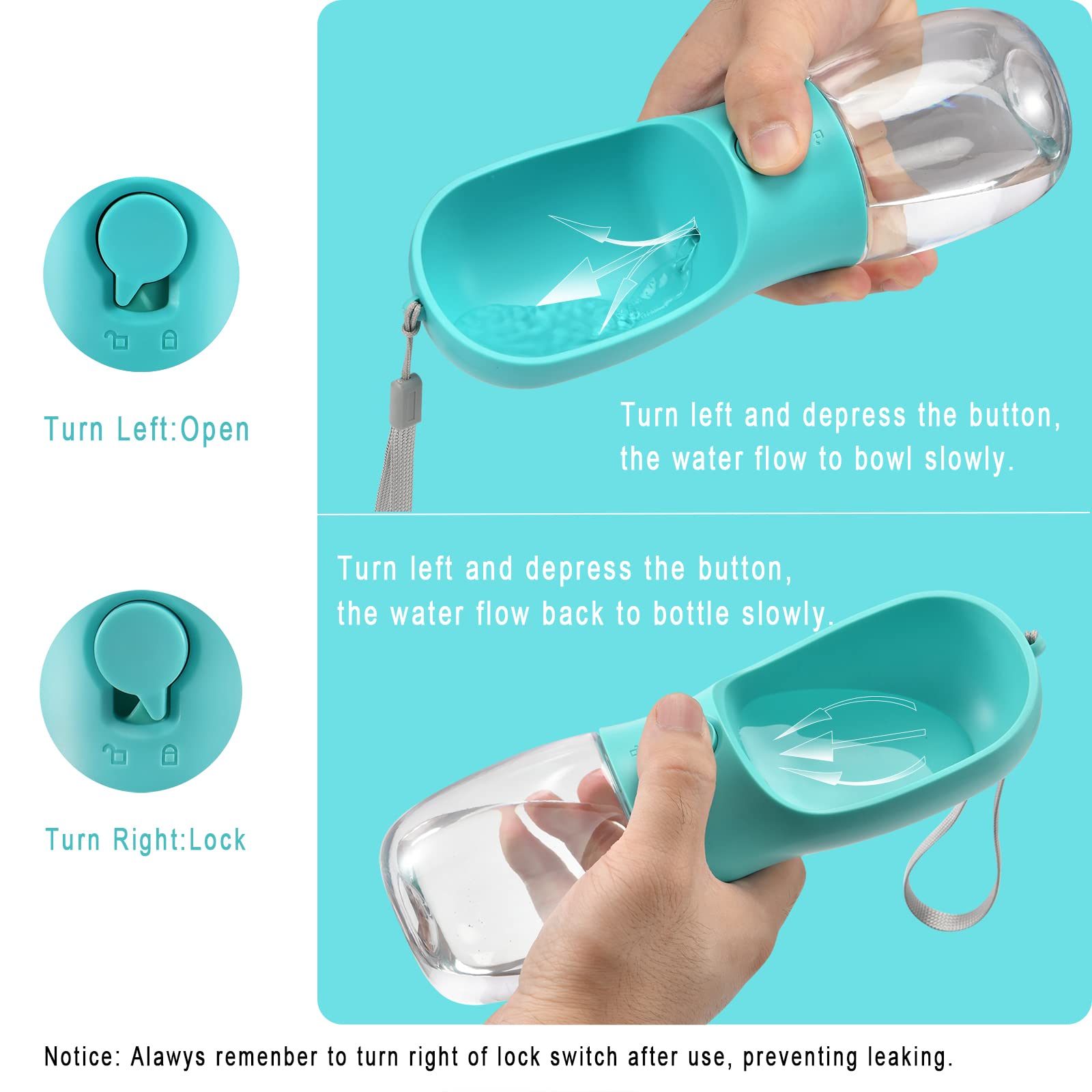 PawPals Travel Buddy: Portable Pet Hydration & Snack -  by Handbags Specialist Headquarter | Available at Handbags Specialist Headquarter